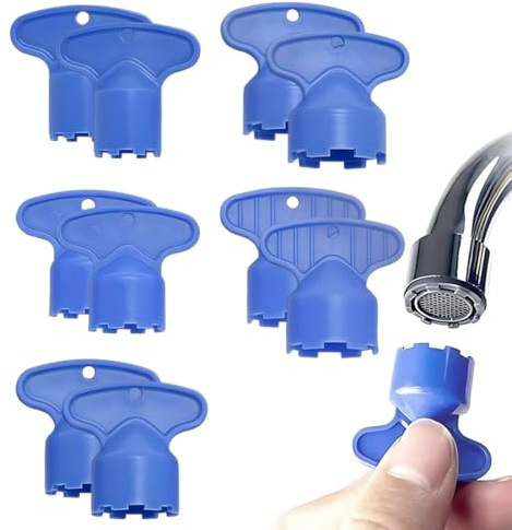 10 Stück Strahlregler Wasserhahn Schlüssel, perlatoren Für Wasserhähn, Cache Wasserhahn Belüfterschlüssel Entfernung,Luftsprudler Montageschlüssel Armaturen,perlator schlüssel