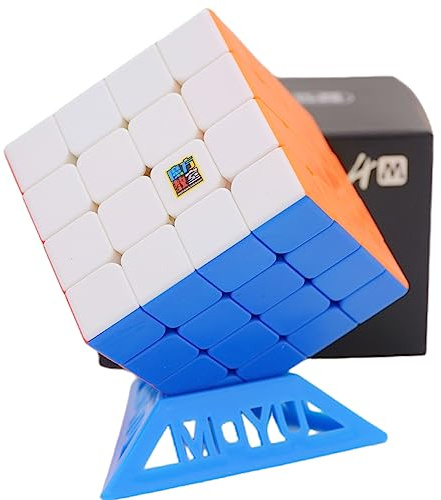 Bukefuno Moyu Meilong 4x4 M Magnetischer Zauberwürfel Stickerloser MFJS MEILONG 4x4x4 M Magnetischer Magic Würfel Puzzle 4x4 M Magnetic Speed-Magic Cube