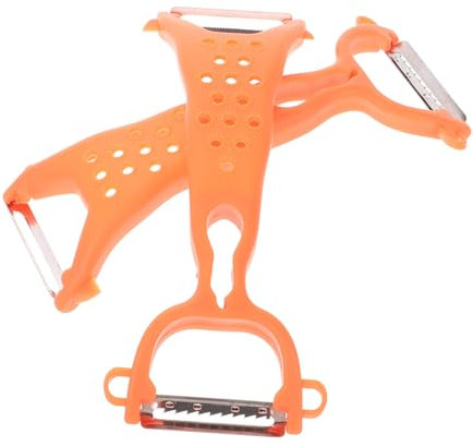 Alipis 2piezas Pelador De Verduras y Frutas Pelador De Patatas De Acero Inoxidable Herramienta De Cocina Ergonómica Mango Antideslizante Para Uso Casa y Restaurantes