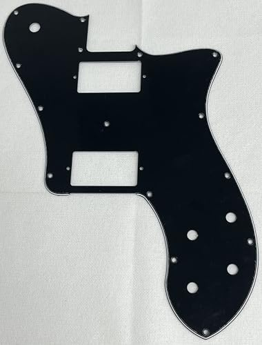 For Fit Fender Professional Tele Deluxe Humbucker Style Guitar Pickguard (3-lagig Black)