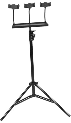 Garneck Treppiede Per Videoproiettore Supporto Per Laptop Treppiede Regolabile in Altezza Vassoio Stabile Supporto Per Telefono Incluso Compatibile Per Vite