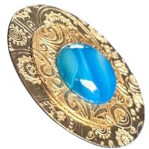 Elladan : broche aimantée en maillechort et bronze | Sans épingle