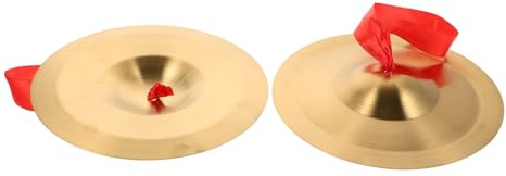 Toddmomy Platillos De Aleación Para Dedos Instrumento Chino y Gong De Mano Platillos Metálicos Para Danza Del Vientre y Fiestas Címbalos De Dedos Para Bailarines y Performances Musicales