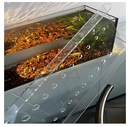 PEYNIR Aquarium Deckel Aquariumdeckel Acryl-Abdeckung, transparent, abnehmbar, temporäre, sprungsichere Abdeckung, katzensichere Terrariendeckel(L47.2xW15.7in/120x40cm)