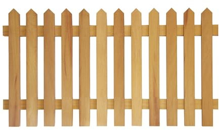 eDecks Pointed Top Picket Fence Panel for Garden - 1.8m x 0.9m - Pressure Treated Timber - Decorative Wooden Picket Fence Panel for Boundaries, Paths, Front Gardens & Outdoor Landscaping