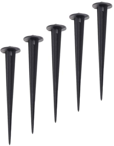 Toddmomy 5 Stück Aluminium Erdspieße für Gartenleuchten 16cm Witterungsbeständig Rostfrei Zubehör für Landschaftsbeleuchtung und Lichterketten Im Außenbereich