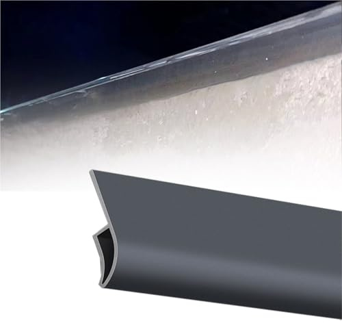 jievmrs Profilo Di Gocciolatoio In Alluminio Con Bordo Nero Bianco Grigio, Canale Caduta Eagle Nose, Rifinitura Del Davanzale Del Muro Esterno(A,L W 130cm x 40mm)