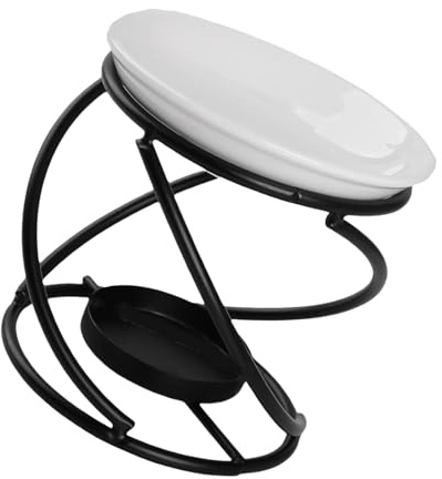 FGJsfhrDTU Soporte Velita Estilo Metal Salón Dormitorio Escritorio(Black)