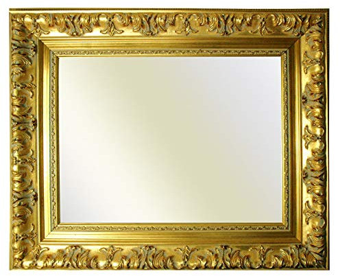 Neumann Bilderrahmen Barockrahmen gold fein verziert 979 ORO, 50x70 cm Spiegel