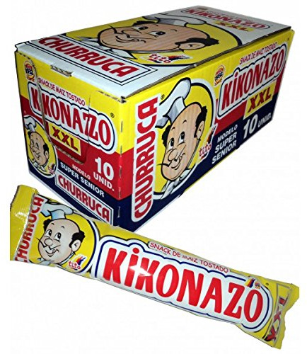 Kikonazo Super Senior XXL - Snack de maíz tostado - 10 Unidades
