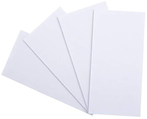 100x200mm Große Industrie Klettband Selbstklebend extra stark,BRAVESHINE kleben statt bohren Starke Klettverschluss, Doppelseitig Klebend Harmlos für Wände, Metalle 4 Stück, Weiß