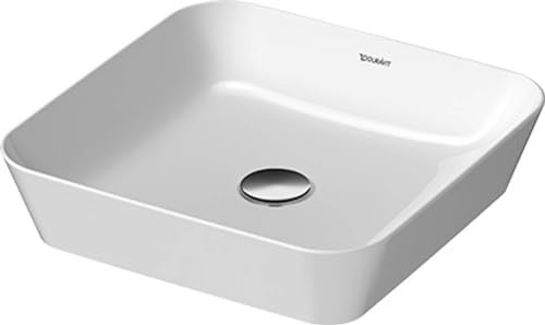 Duravit Cape Cod Aufsatzbecken, 430x430 mm, ohne Hahnlochbank, ohne Überlauf, 2340430000, Farbe: Weiß