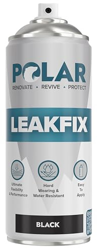 Polar Leak Fix Waterproof Sealant Spray, 400ml, Black