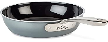 All-Clad FusionTec Keramik-Bratpfanne, 24,1 cm, Induktion, Backofen, Grillsicher, 500 F Töpfe und Pfannen, Kochgeschirr, Platin
