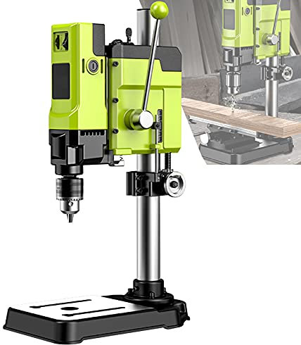 Taladro de Columna, Taladro de Columna Profesional 880w, Taladro de Banco de Alta Precisión Electrico, Ideal para Perforaciones de Precisión, 220V