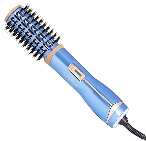 Conair Nano Titanium Ceramic Frizz Defense 1½” (38 mm) Compact Lightweight Hot Air Styling Curl, Straighten, Waver Brush - BC850