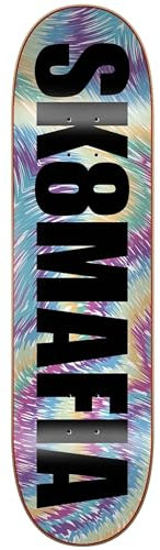 Sk8Mafia Unisex Erwachsene Og Logo Tie Dye 8.0x32 Deck Chassis, Multicolor (Multicolor), Einheitsgröße