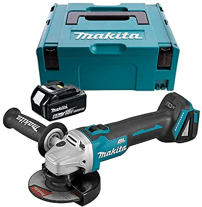 Makita DGA504Z Winkelschleifer 125mm LXT 18V + 1x BL1860B + MAKPAC
