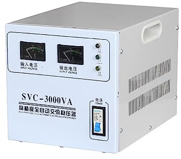 GZHMMAN Voltage Stabilizer 220V Overvoltage Protection Automatic AC Voltage Stabilizer 500W/1500W/2000W/3000W Single-phase AC Voltage Stabilizer,3000W