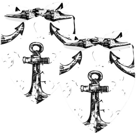 Hundehalstücher mit Anker-Motiv, waschbar, dreieckig, für kleine, mittelgroße und große Hunde, Katzen, Haustiere, 2 Stück