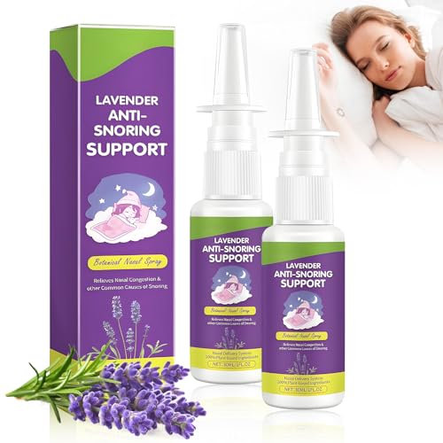 Pardofelis Lot de 2 sprays nasaux anti-ronflements 30 ml - Soulagement efficace des ronflements - Améliore la respiration - Empêche les ronflements désagréables