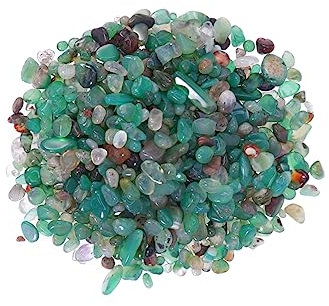 Cabilock de Cristal Naturelles Démagnétisables 500 G pour Décoration Paysagère Galets pour Aquarium Multifonctionnelles Intérieur/Extérieur Décoration de Jardin Éclairage de Chemin