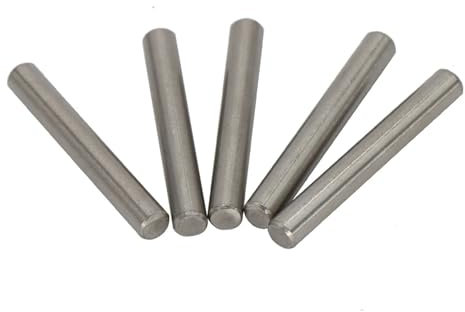 dvnFWKc Unterstützung Peg Pin Rod Befestigungselemente, Massiver Zylinderstift M0.8 GB119 304 Edelstahl Feste Welle Massiver Stab Zylinderstift Positionierdübel(15mm)