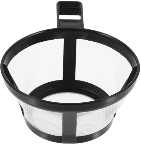 OUNONA Filtro de Café Reutilizable Colador de Fina Accesorios para Cafetera Diseño Mango para Preparar Café de Limpiar