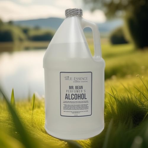 True Essence Professional Perfumer's Alcohol for Fragrance Making. Base for making luxury perfume No Menthol or other unwanted bad odor, 1 US GALLON,128 FL OZ.