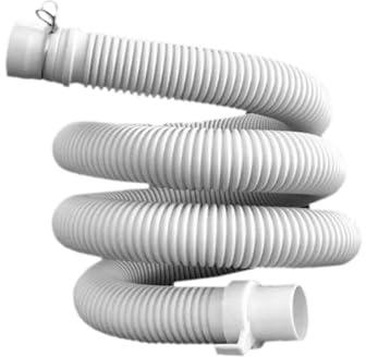 Angoily 4m Waschmaschinenschlauch Ablaufschlauch Gerade Ablaufverlängerung Weiß Druckbeständig Bruch Und Alterungsbeständig 20-32mm Für Waschmaschine Spülbecken
