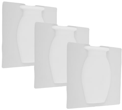Veemoon 3 Pezzi Vaso di Fiori Sospeso Vaso Fiori Appendini da Muro Appeso al Muro White