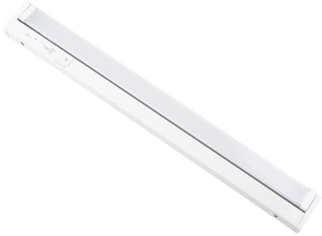 LUXULA LED Unterbauleuchte schwenkbar 55cm, Schrankbeleuchtung mit Schalter IP20, dimmbar 2700K 4000K 6000K, 54,5x6,1x2,4 cm, 8W, 800lm, Unterbau LED Lichtleiste Weiß, Küchenlampe