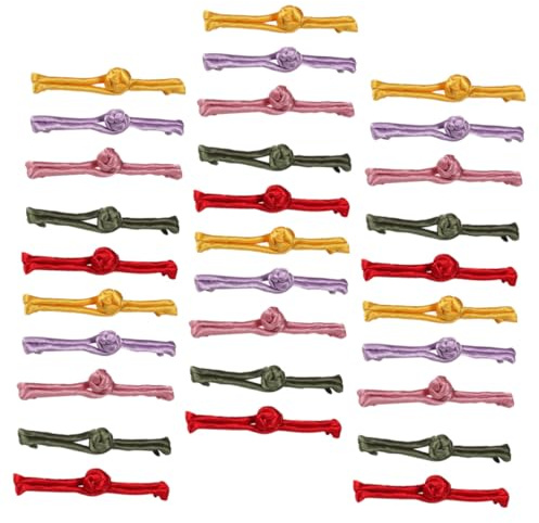 Hemobllo 30 piezas Botones de Traje Chinos de Nudo Tradicional Accesorios de Ropa Resistentes y Hechos Mano para Cheongsam y Hanfu