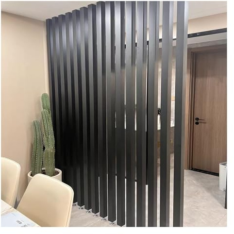 Wall Partition Room Divider Floor to Ceiling，Metal Wall Post Room Divider，Room Separation Deviders Column ，Living Dining Study Sitting-Room DIY Separator Post(4 root,140cm/55.1in/4.59ft)