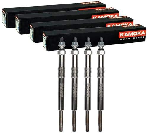 4x Kamoka Glühkerzen KP037 | 4x KP037 passend für 4-Zylinder Aixam A.721 A.741
