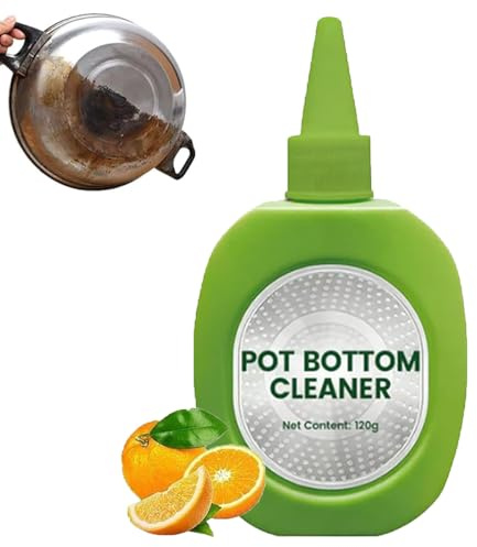 Nettoyant pour fond de casserole, détachant et nettoyant pour fond de casserole, nettoyant pour casseroles en acier inoxydable brûlé, nettoyant puissant multi-usages (1 Pcs)