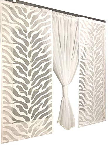 FK-Lampem Fertiggardine NEU Top Design Set Schöne Gardine HG-Amelia Modern (Muster 1)