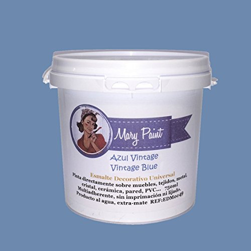 Mary Paint 750/00009 Vernice ad acqua, blu, 750 ml