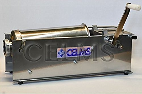 Insaccatrice manuale Celms 2 velocita' 8 kg Inox salsicce salame Made in Italy