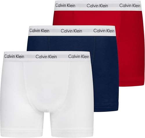 Calvin Klein herr Trunk Trunk 3pk 0000u2662g, Flerfärgad, XS