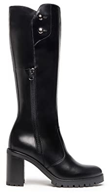 Nero Giardini I205821D Stivali Donna in Pelle - Nero 39 EU