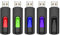 Vansuny chiavette usb 32 gb 5-Piece, Vansuny USB 3.0 32GB Pendrive con design retrattile, Flash Drive 32 Giga, penna usb per Laptop PC Desktop