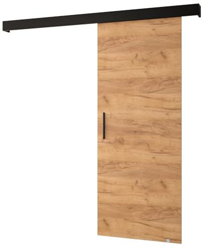 Salwador 1 Schiebetürsystem - Schiebetüren, Trennwände & Raumteiler - Innentür 90 x 204 cm mit Schiebetür Schiene & Griff - Saloontür