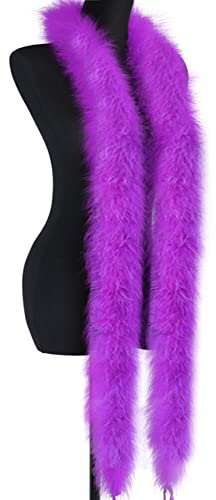 2 m Federboas natürlicher Federschal flauschige Federboas Kostümparty Zubehör für Hochzeit Party Cosplay Tanzkostüm