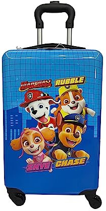 Fast Forward 50,8 cm Hartschalengepäck, Kinderkoffer für Kleinkinder, harter Tween-Spinner, Kinder-Handgepäck, Schwarz, 20 inches x 12 inches x 8 inches, Paw Patrol