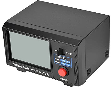 DG‑503 Wattmètre numérique LCD 3,5 SWr 1,6-60 MHz/125-525 MHz pour radios bidirectionnelles