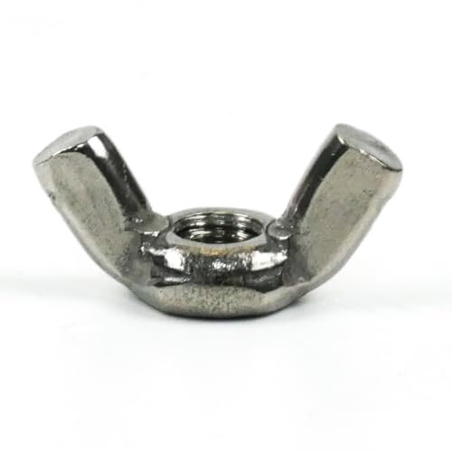 DAUMLINK® Flügelmutter, Material Edelstahl V2A (25 Stück) (Ähnlich DIN 315 AF) zum schnellen Festziehen und Lösen Ihrer Schraubverbindung (M5)