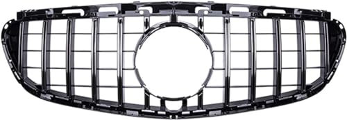 für Benz E-Klasse W212 2014-2015 Kühlergrill,Front Bumper Upper Grille, Hood Grille，Kidney Double Bridge Sport