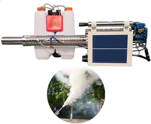 Wrobelax Máquina de nebulización térmica portátil de 15 L, nebulizador de desinfección, nebulizador ULV, atomizador eléctrico en aerosol para desinfección interior y exterior, 120 A