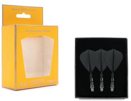 CUESOUL ROST T19 Asta per dardo Integrata e Forma di Aquilone da Volo, Set da 3